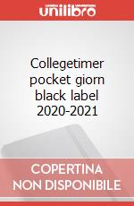 Collegetimer pocket giorn black label 2020-2021 articolo cartoleria