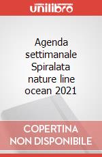 Agenda settimanale Spiralata nature line ocean 2021 articolo cartoleria