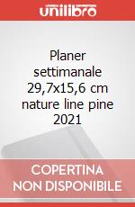 Planer settimanale 29,7x15,6 cm nature line pine 2021 articolo cartoleria