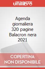 Agenda giornaliera 320 pagine Balacron nera 2021 articolo cartoleria