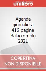 Agenda giornaliera 416 pagine Balacron blu 2021 articolo cartoleria