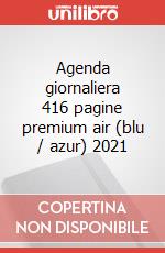Agenda giornaliera 416 pagine premium air (blu / azur) 2021 articolo cartoleria