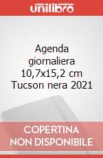 Agenda giornaliera 10,7x15,2 cm Tucson nera 2021 articolo cartoleria