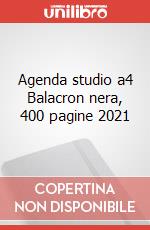 Agenda studio a4 Balacron nera, 400 pagine 2021 articolo cartoleria