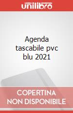 Agenda tascabile pvc blu 2021 articolo cartoleria