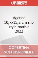 Agenda 10,7x15,2 cm mb style marble 2022 articolo cartoleria