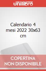Calendario 4 mesi 2022 30x63 cm articolo cartoleria