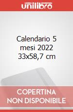Calendario 5 mesi 2022 33x58,7 cm articolo cartoleria