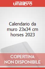 Calendario da muro 23x34 cm horses 2023 articolo cartoleria