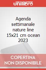 Agenda settimanale nature line 15x21 cm ocean 2023 articolo cartoleria