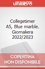 Collegetimer A5, Blue marble. Giornaliera 2022/2023 articolo cartoleria