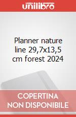 Planner nature line 29,7x13,5 cm forest 2024 articolo cartoleria