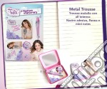 Violetta - Metal Trousse Con Penna, Nastro Adesivo E Mini Block Notes articolo cartoleria di Auguri Preziosi