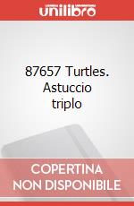 87657 Turtles. Astuccio triplo articolo cartoleria