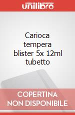 Carioca tempera blister 5x 12ml tubetto articolo cartoleria