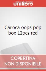 Carioca oops pop box 12pcs red articolo cartoleria