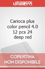 Carioca plus color pencil 4.0 12 pcs 24 deep red
