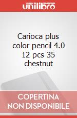 Carioca plus color pencil 4.0 12 pcs 35 chestnut art vari a