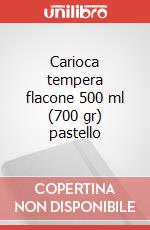 Carioca tempera flacone 500 ml (700 gr) pastello articolo cartoleria