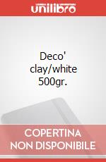 Deco' clay/white 500gr. articolo cartoleria