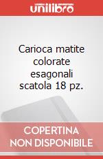 Carioca matite colorate esagonali scatola 18 pz. articolo cartoleria