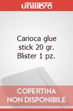 Carioca glue stick 20 gr. Blister 1 pz. articolo cartoleria