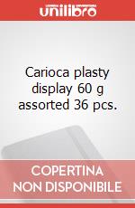 Carioca plasty display 60 g assorted 36 pcs. articolo cartoleria