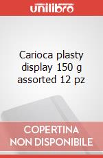 Carioca plasty display 150 g assorted 12 pz articolo cartoleria