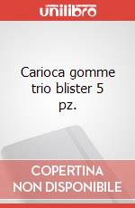 Carioca gomme trio blister 5 pz. articolo cartoleria