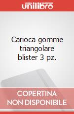 Carioca gomme triangolare blister 3 pz. articolo cartoleria