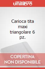 Carioca tita maxi triangolare 6 pz. articolo cartoleria
