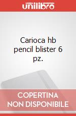 Carioca hb pencil blister 6 pz. articolo cartoleria