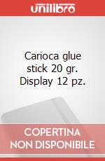 Carioca glue stick 20 gr. Display 12 pz. articolo cartoleria