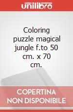 Coloring puzzle magical jungle f.to 50 cm. x 70 cm. articolo cartoleria