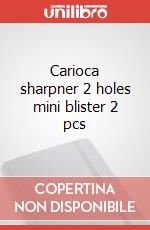 Carioca sharpner 2 holes mini blister 2 pcs art vari a