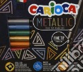 Carioca pennarelli metallic punta fine scatola 8 pz. art vari a