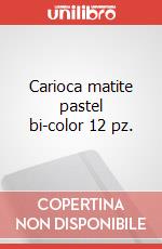 Carioca matite pastel bi-color 12 pz. articolo cartoleria