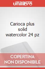 Carioca plus solid watercolor 24 pz articolo cartoleria