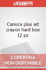 Carioca plus art crayon hard box 12 pz