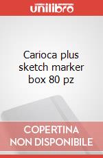 Carioca plus sketch marker box 80 pz art vari a