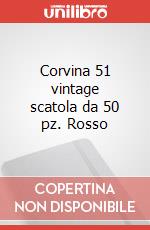 Corvina 51 vintage scatola da 50 pz. Rosso articolo cartoleria