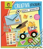Happy Workers. Creative stickers articolo cartoleria