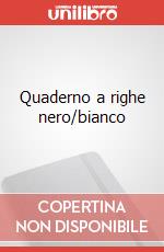 Quaderno a righe nero/bianco art vari a