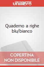 Quaderno a righe blu/bianco art vari a