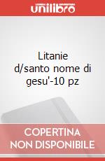 Litanie d/santo nome di gesu'-10 pz articolo cartoleria