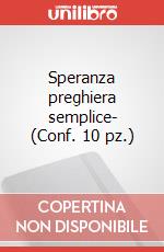 Speranza preghiera semplice- (Conf. 10 pz.) articolo cartoleria