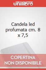 Candela led profumata cm. 8 x 7,5 art vari a