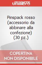 Pinspack rosso (accessorio da abbinare alla confezione) (30 pz.) art vari a