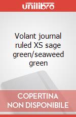 Volant journal ruled XS sage green/seaweed green articolo cartoleria