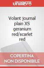 Volant journal plain XS geranium red/scarlet red articolo cartoleria